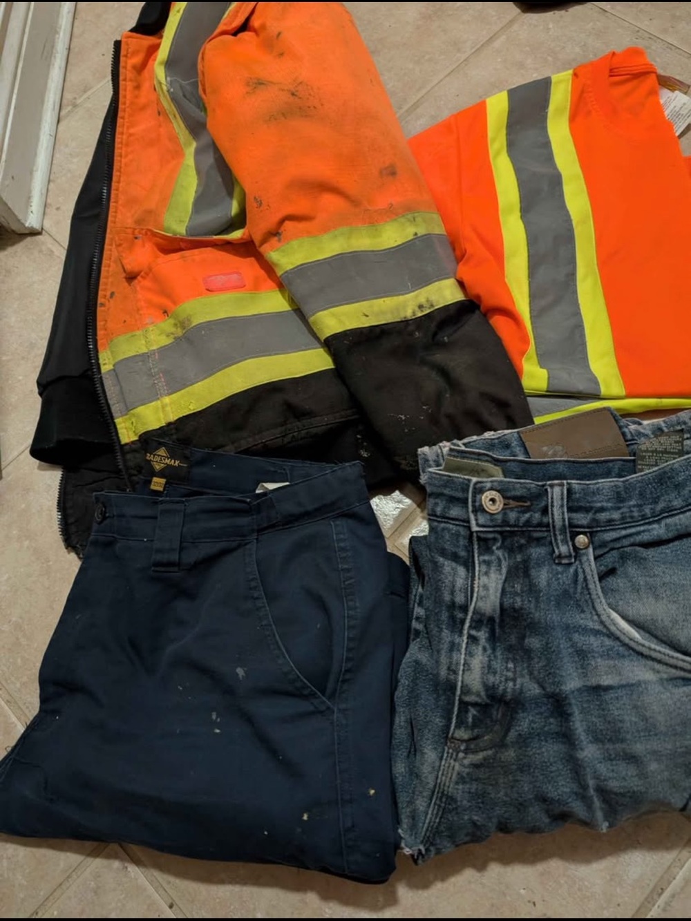 High-Visibility Safety jacket, shirt and pants